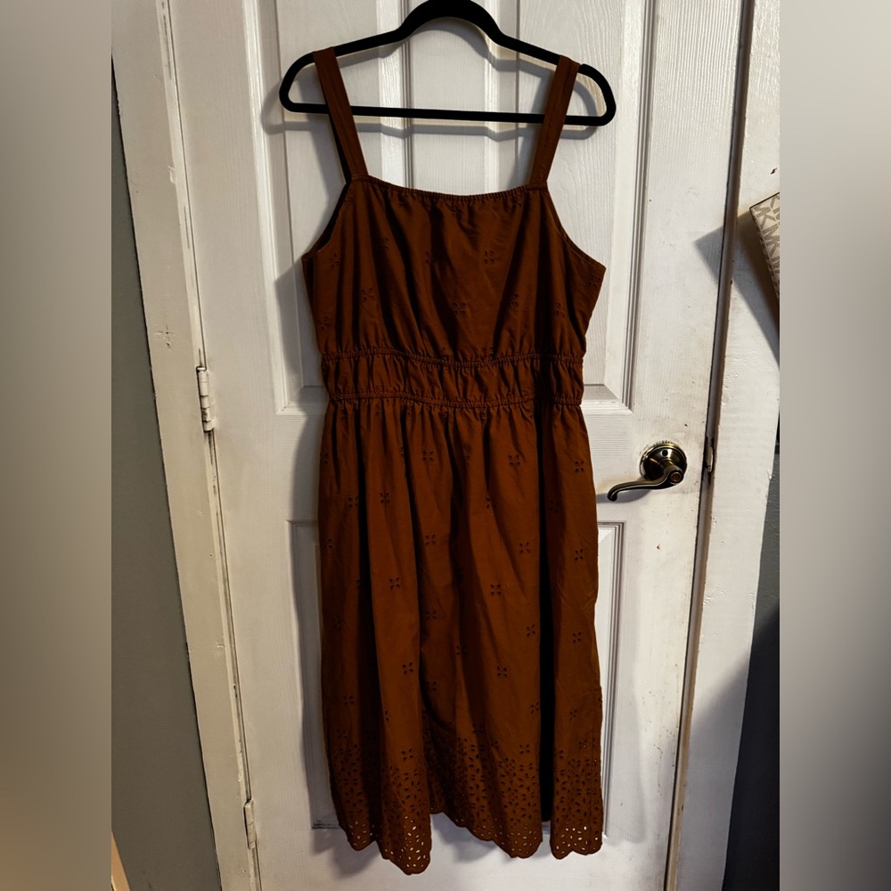 Time and Tru Brown Dress